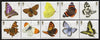 Great Britain 2013 Butterflies perf set of 10 (2 strips of 5) unmounted mint