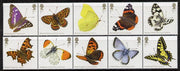 Great Britain 2013 Butterflies perf set of 10 (2 strips of 5) unmounted mint