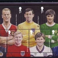 Great Britain 2013 Football Heroes perf m/sheet unmounted mint