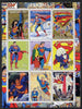Kyrgyzstan 2000 Superman perf sheetlet containing 9 values unmounted mint