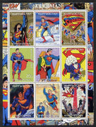 Kyrgyzstan 2000 Superman perf sheetlet containing 9 values unmounted mint
