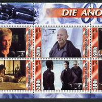 Guinea - Conakry 2003 James Bond - Die Another Day #2 perf sheetlet containing 6 values unmounted mint