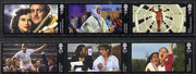 Great Britain 2014 Great British Films perf set of 6 values (2 strips of 3) unmounted mint