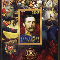 Benin 2014 Centenary of Start of WW1 - Franz Ferdinand of Austria large imperf deluxe sheet containing one value unmounted mint