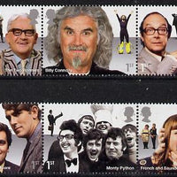 Great Britain 2015 Comedy Greats set of 10 (2 se-tenant strips) unmounted mint