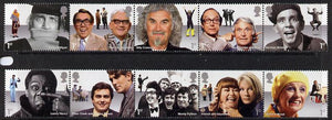 Great Britain 2015 Comedy Greats set of 10 (2 se-tenant strips) unmounted mint